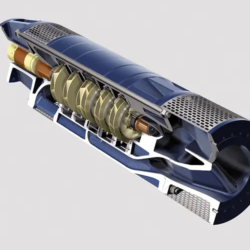 DOUBLE-SUCTION SUBMERSIBLE MOTOR PUMPS, HDM (HEAVY DUTY MINING) SERIES.